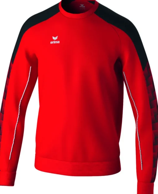 Erima EVO STAR Sweatshirt rot schwarz