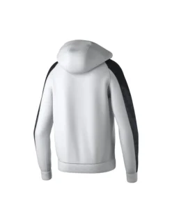 Erima EVO STAR Trainingsjacke mit Kapuze weiß schwarz