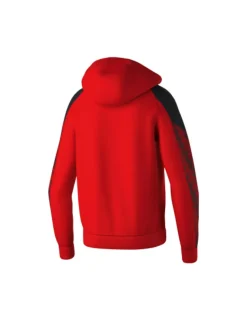 Erima EVO STAR Trainingsjacke mit Kapuze rot schwarz