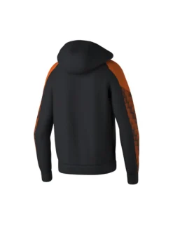 Erima EVO STAR Trainingsjacke mit Kapuze schwarz orange