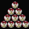 Erima Fußball Ballpaket 10x HYBRID Training 2.0 rot lime inkl. Ballsack | Größe 4