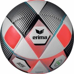 Erima Fußball HYBRID Match silber fiery-coral