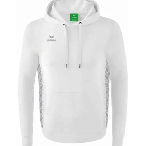 Erima Herren Kapuzensweat Essential Team weiß-grau