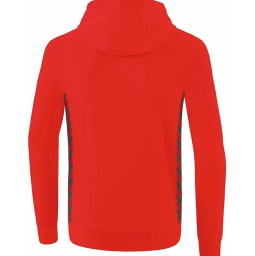 Erima Herren Kapuzensweat Essential Team rot-grau