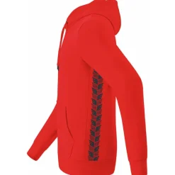 Erima Herren Kapuzensweat Essential Team rot-grau
