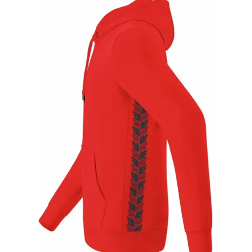 Erima Herren Kapuzensweat Essential Team rot-grau