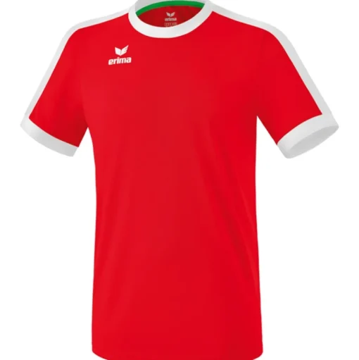 Erima Herren Kurzarm Trikot Retro Star rot-weiß