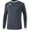 Erima Herren Langarm Trikot Retro Star grau-weiß