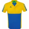 Erima Herren Polo Shirt Six Wings blau-gelb
