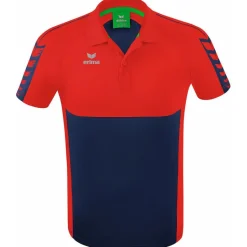 Erima Herren Polo Shirt Six Wings blau-rot