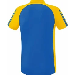 Erima Herren Polo Shirt Six Wings blau-gelb