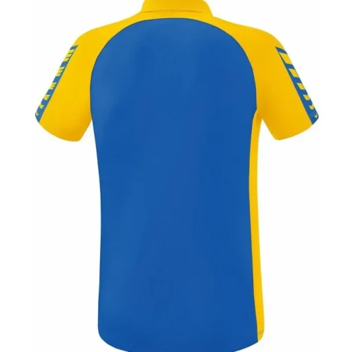 Erima Herren Polo Shirt Six Wings blau-gelb