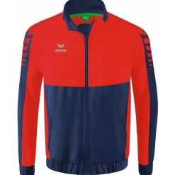 Erima Herren Präsentationsjacke Six Wings blau-rot