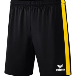 Erima Herren Shorts Retro Star schwarz-gelb