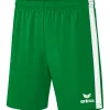 Erima Herren Shorts Retro Star grün-weiß