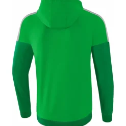 Erima Herren Tracktop Jacke mit Kapuze Squad grün-grau