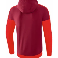 Erima Herren Tracktop Jacke mit Kapuze Squad rot