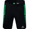 Erima Herren Training Shorts Six Wings schwarz-grün