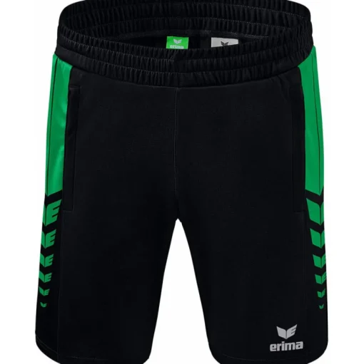 Erima Herren Training Shorts Six Wings schwarz-grün