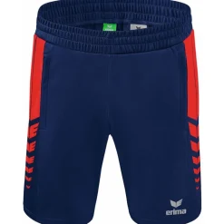 Erima Herren Training Shorts Six Wings blau-rot