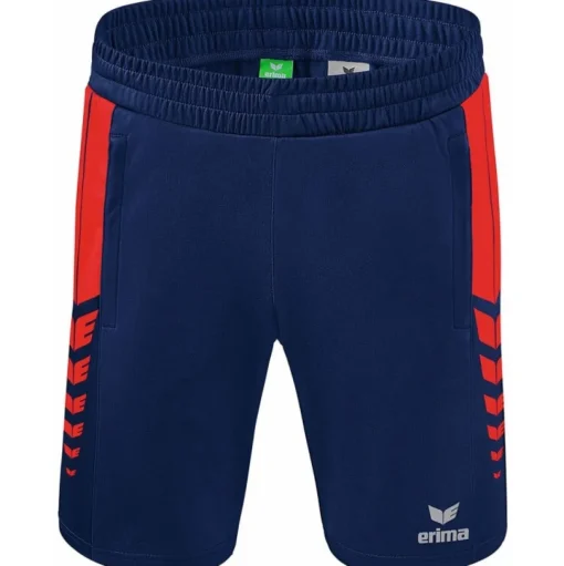 Erima Herren Training Shorts Six Wings blau-rot