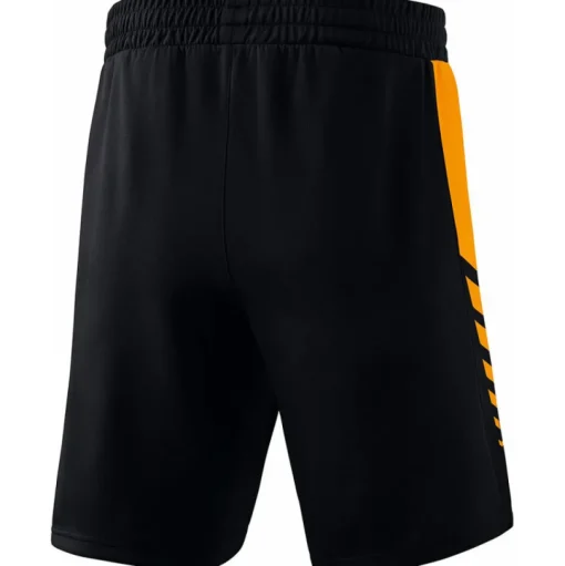 Erima Herren Training Shorts Six Wings schwarz-orange