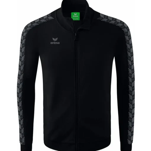 Erima Herren Trainingsjacke Essential Team schwarz-grau