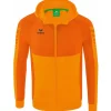 Erima Herren Trainingsjacke mit Kapuze Six Wings orange
