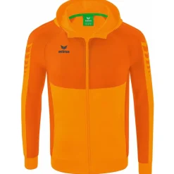 Erima Herren Trainingsjacke mit Kapuze Six Wings orange