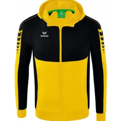 Erima Herren Trainingsjacke mit Kapuze Six Wings gelb