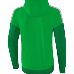 Erima Herren Trainingsjacke mit Kapuze Squad grün-grau