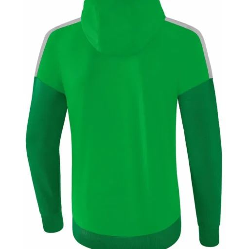 Erima Herren Trainingsjacke mit Kapuze Squad grün-grau