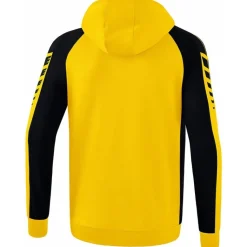 Erima Herren Trainingsjacke mit Kapuze Six Wings gelb