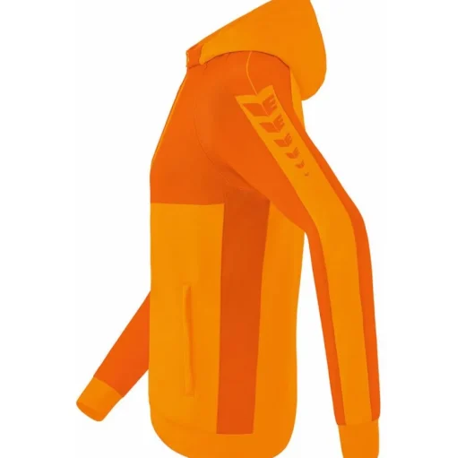 Erima Herren Trainingsjacke mit Kapuze Six Wings orange