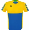 Erima Herren T-Shirt Six Wings blau-gelb
