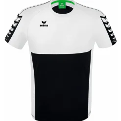 Erima Herren T-Shirt Six Wings schwarz-weiß