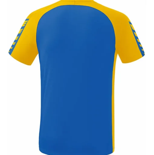 Erima Herren T-Shirt Six Wings blau-gelb