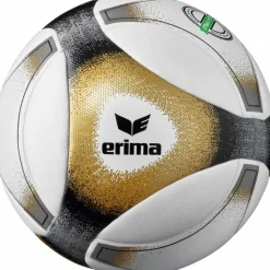 Erima Hybrid Match Fußball schwarz-gold