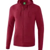 erima Kapuzensweatjacke bordeaux