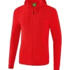 erima Kapuzensweatjacke rot