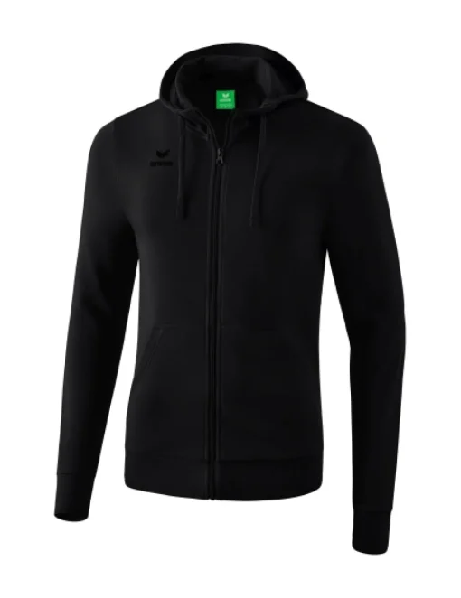 erima Kapuzensweatjacke schwarz