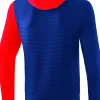 Erima Kinder 5-C Trainingsjacke mit Kapuze new navy/rot/weiß