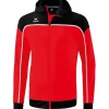 erima Kinder CHANGE by erima Trainingsjacke mit Kapuze rot/schwarz/weiß