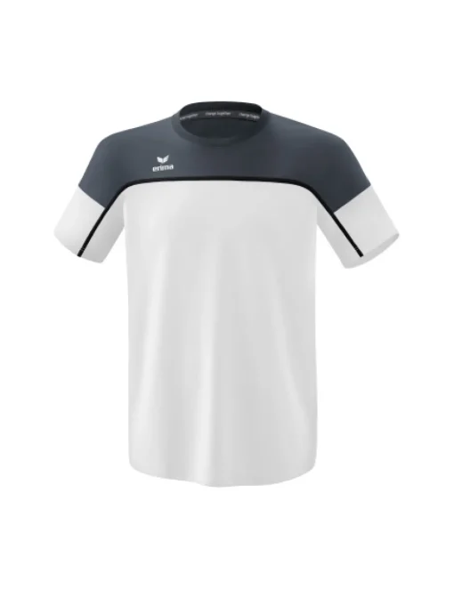 erima Kinder CHANGE by erima T-Shirt weiß/slate grey/schwarz