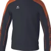 Erima Kinder EVO STAR Sweatshirt schwarz orange