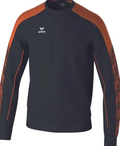 Erima Kinder EVO STAR Sweatshirt schwarz orange