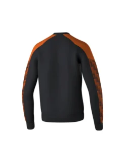 Erima Kinder EVO STAR Sweatshirt schwarz orange