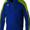 Erima Kinder EVO STAR Trainingsjacke mit Kapuze new navy lime