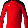 Erima Kinder EVO STAR Trainingsjacke rot schwarz