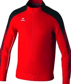 Erima Kinder EVO STAR Trainingsjacke rot schwarz